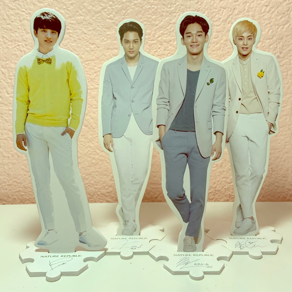 EXO STANDEES (Chen, D.O, Xiumin, Kai)